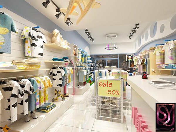 成都40平童裝店鋪如何裝修設計？